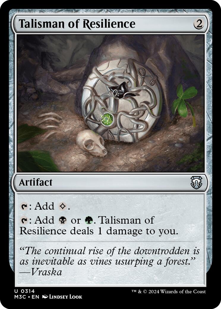 Talisman of Resilience [Modern Horizons 3 Commander] | I Want That Stuff Brandon