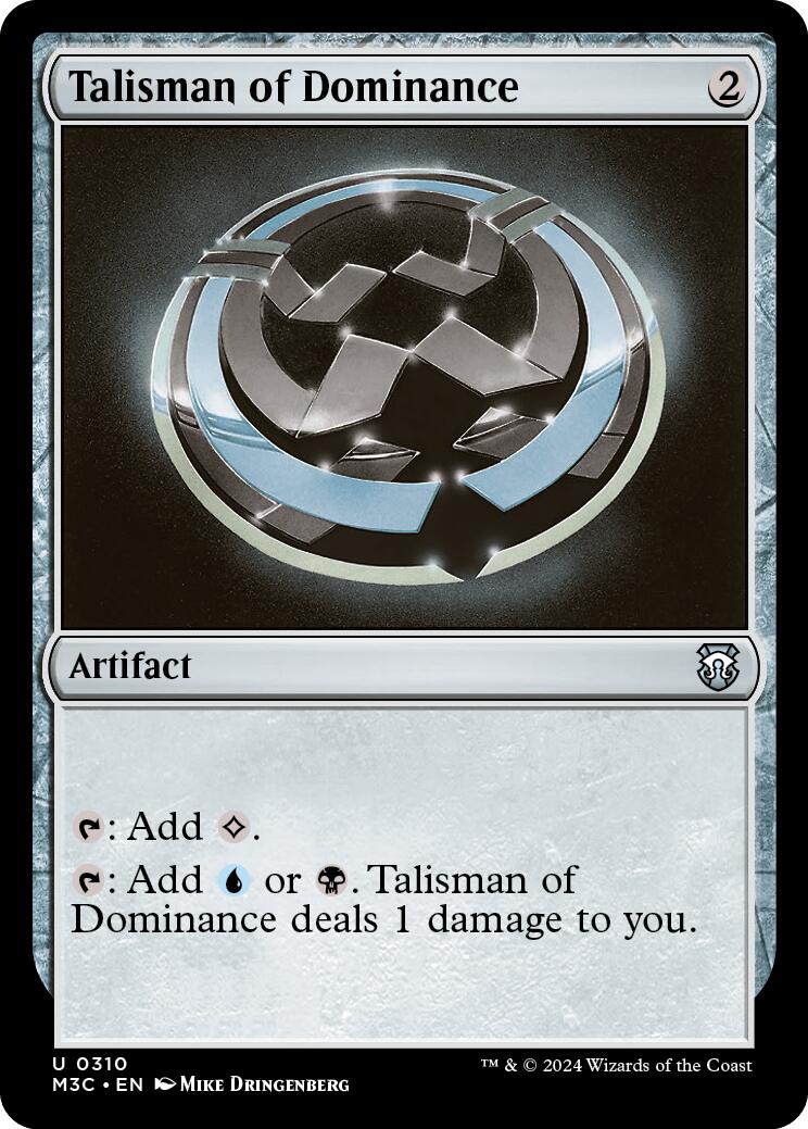 Talisman of Dominance [Modern Horizons 3 Commander] | I Want That Stuff Brandon