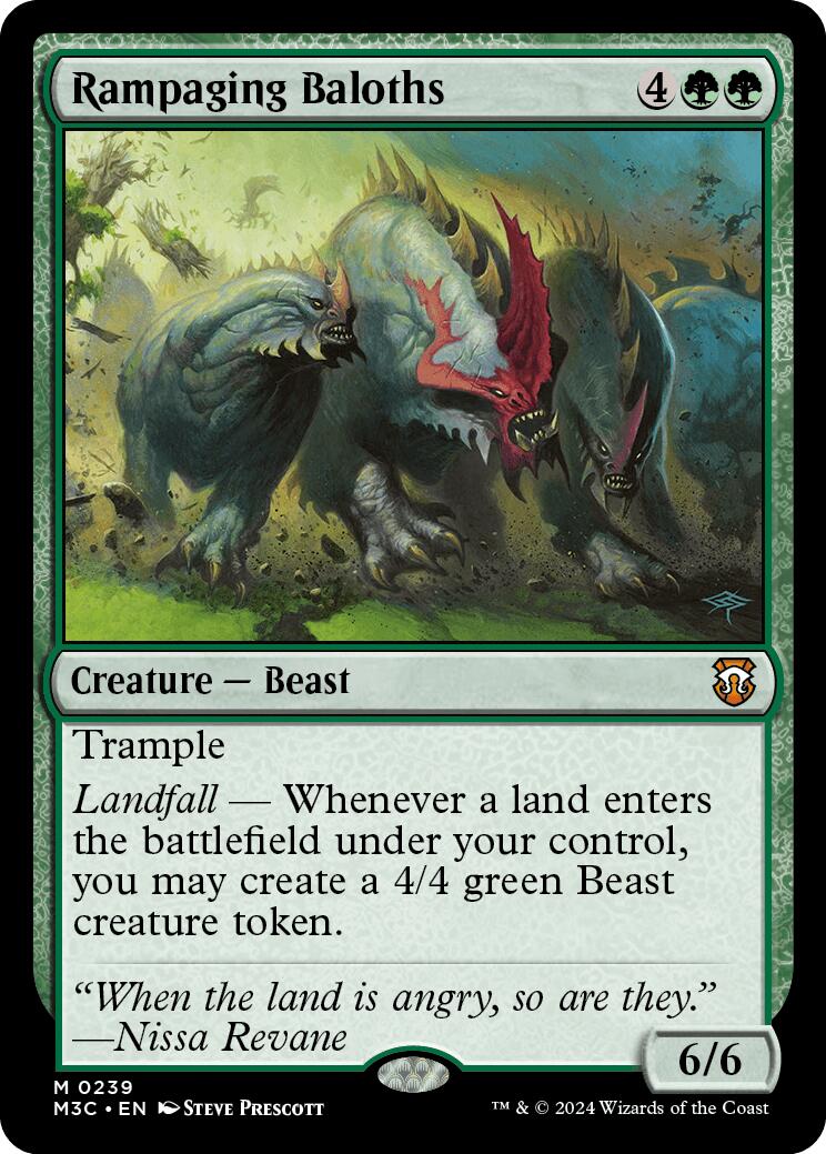 Rampaging Baloths [Modern Horizons 3 Commander] | I Want That Stuff Brandon