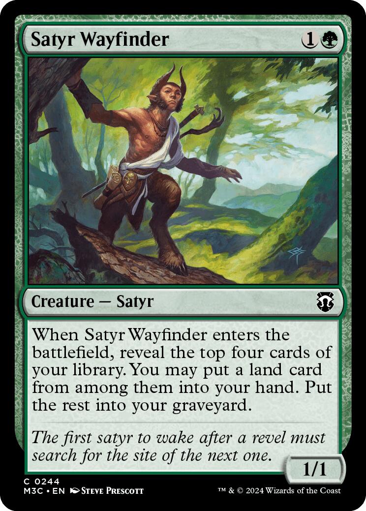 Satyr Wayfinder [Modern Horizons 3 Commander] | I Want That Stuff Brandon