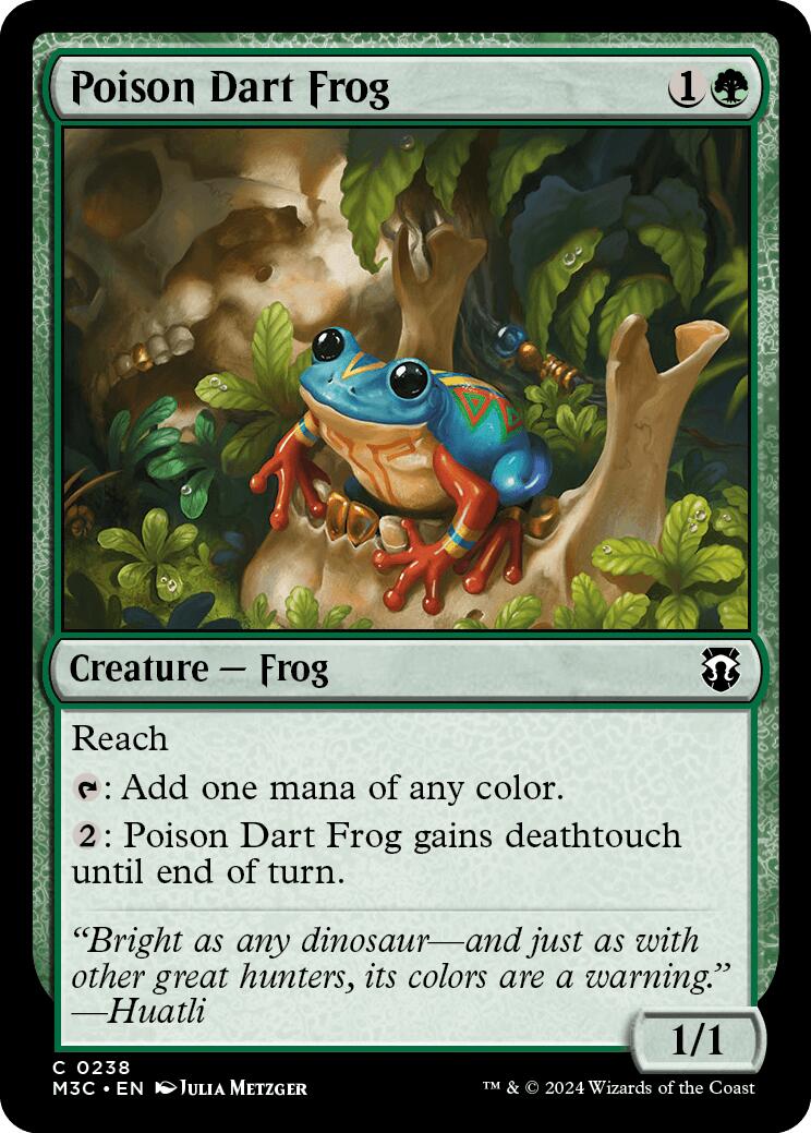 Poison Dart Frog [Modern Horizons 3 Commander] | I Want That Stuff Brandon