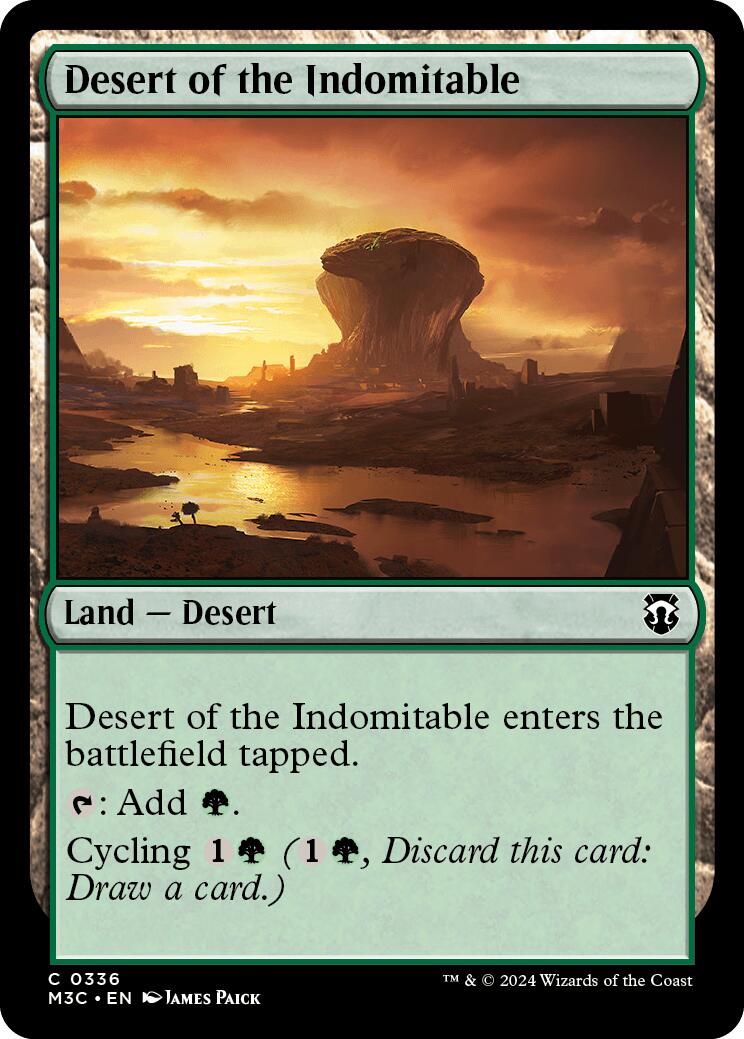 Desert of the Indomitable [Modern Horizons 3 Commander] | I Want That Stuff Brandon