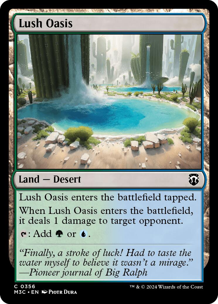 Lush Oasis [Modern Horizons 3 Commander] | I Want That Stuff Brandon