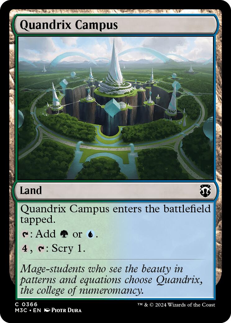 Quandrix Campus [Modern Horizons 3 Commander] | I Want That Stuff Brandon