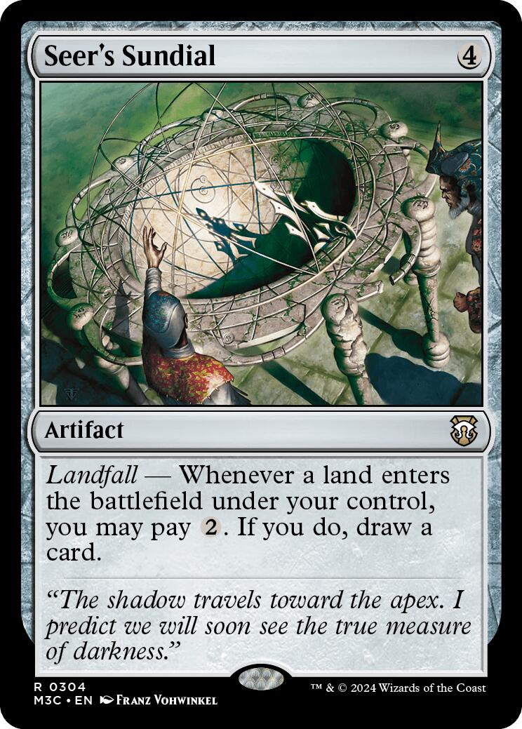 Seer's Sundial [Modern Horizons 3 Commander] | I Want That Stuff Brandon