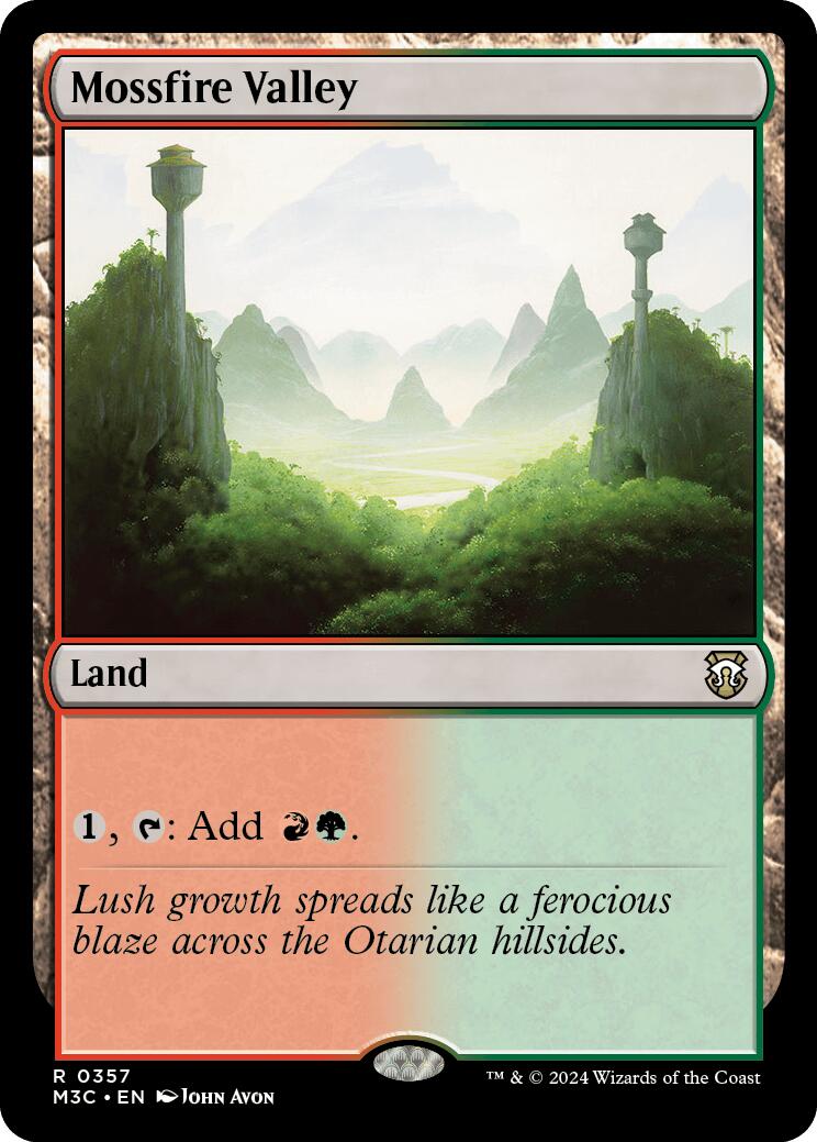 Mossfire Valley [Modern Horizons 3 Commander] | I Want That Stuff Brandon