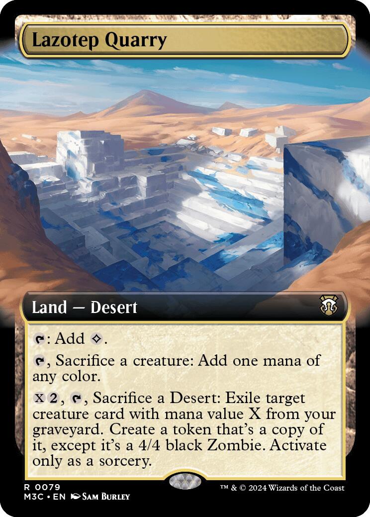 Lazotep Quarry (Extended Art) (Ripple Foil) [Modern Horizons 3 Commander] | I Want That Stuff Brandon