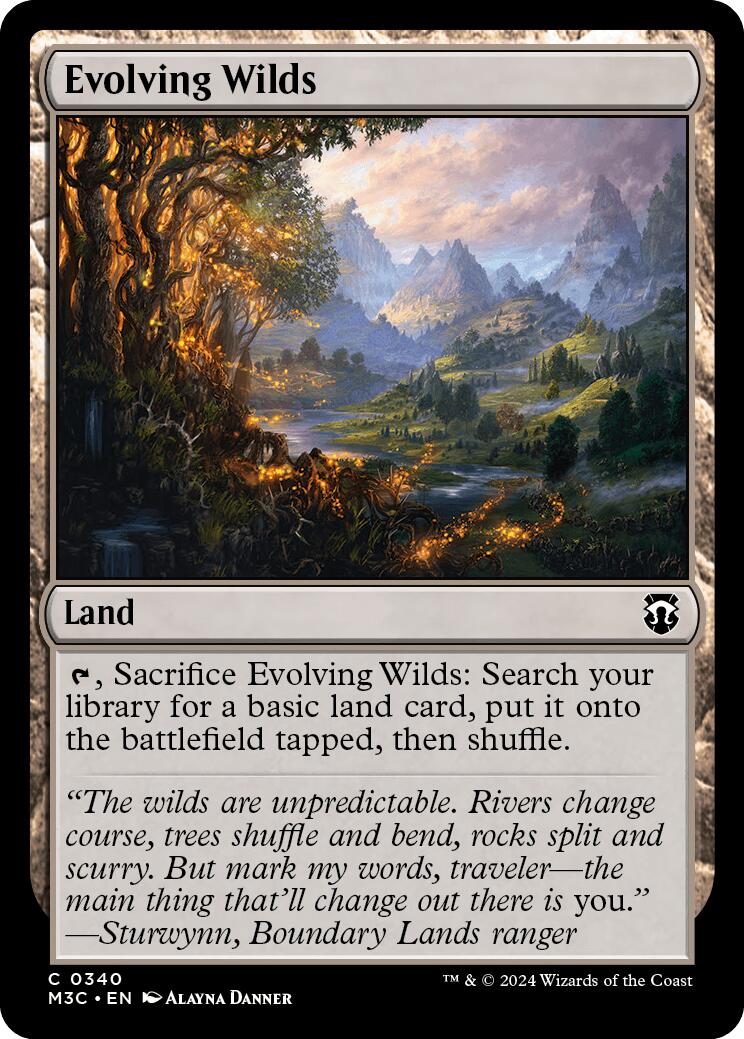 Evolving Wilds [Modern Horizons 3 Commander] | I Want That Stuff Brandon