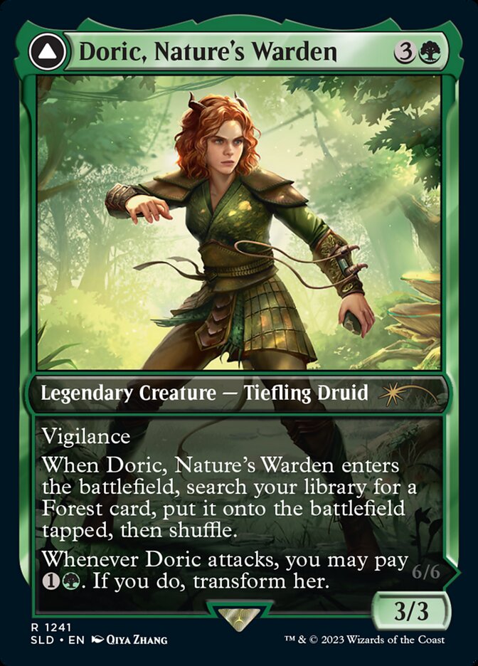 Doric, Nature's Warden // Doric, Owlbear Avenger [Secret Lair Drop Series] | I Want That Stuff Brandon