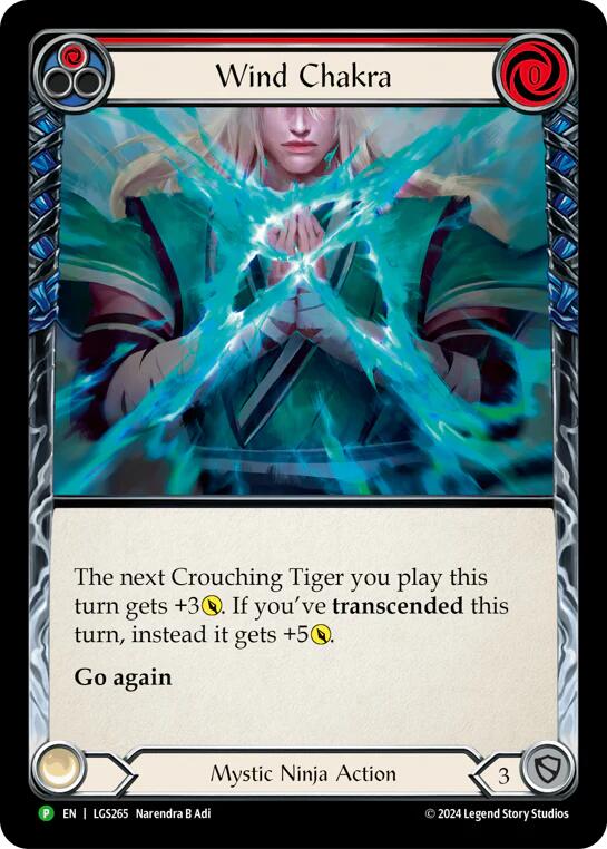 Wind Chakra [LGS265] (Promo)  Cold Foil | I Want That Stuff Brandon