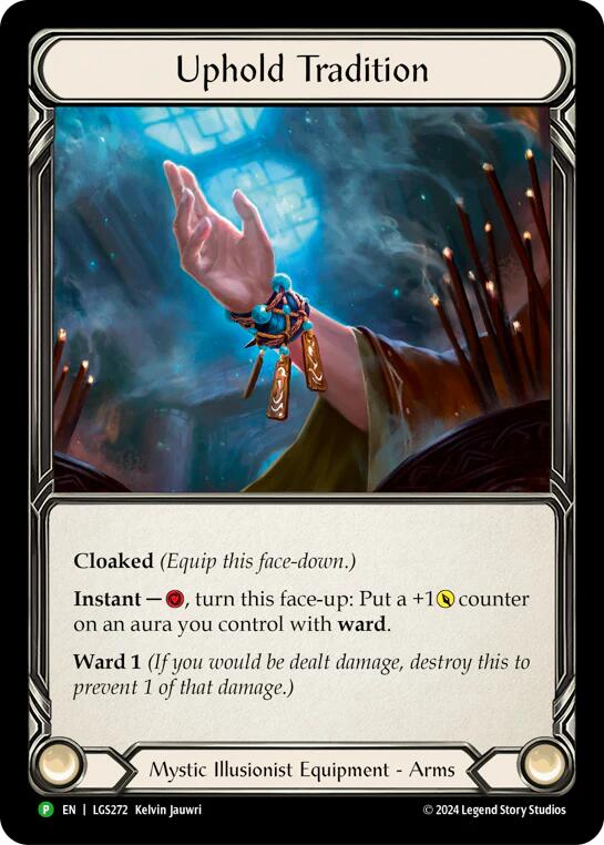 Uphold Tradition [LGS272] (Promo)  Rainbow Foil | I Want That Stuff Brandon