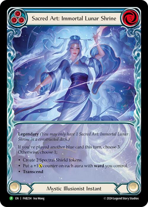 Sacred Art: Immortal Lunar Shrine [FAB234] (Promo)  Rainbow Foil | I Want That Stuff Brandon
