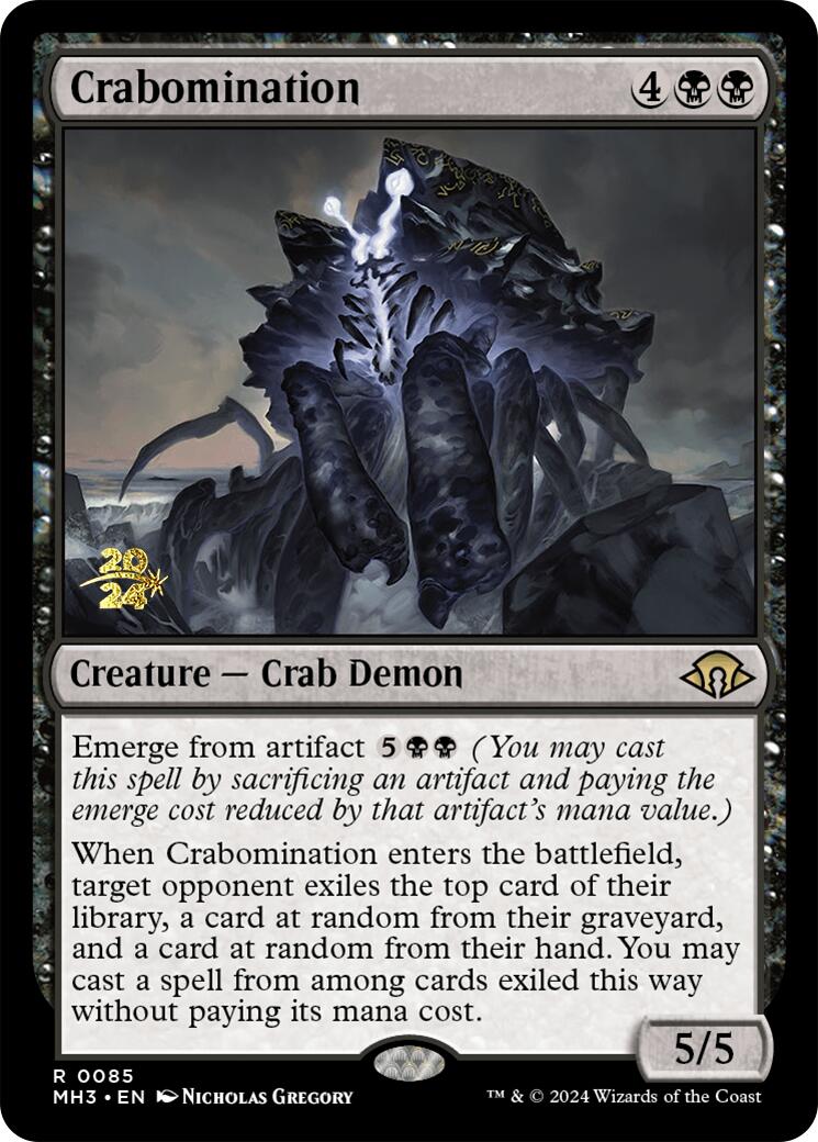 Crabomination [Modern Horizons 3 Prerelease Promos] | I Want That Stuff Brandon