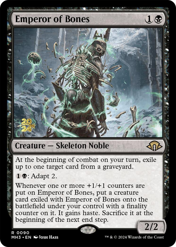 Emperor of Bones [Modern Horizons 3 Prerelease Promos] | I Want That Stuff Brandon