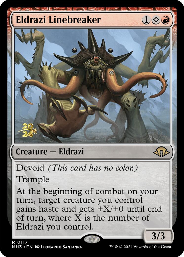 Eldrazi Linebreaker [Modern Horizons 3 Prerelease Promos] | I Want That Stuff Brandon