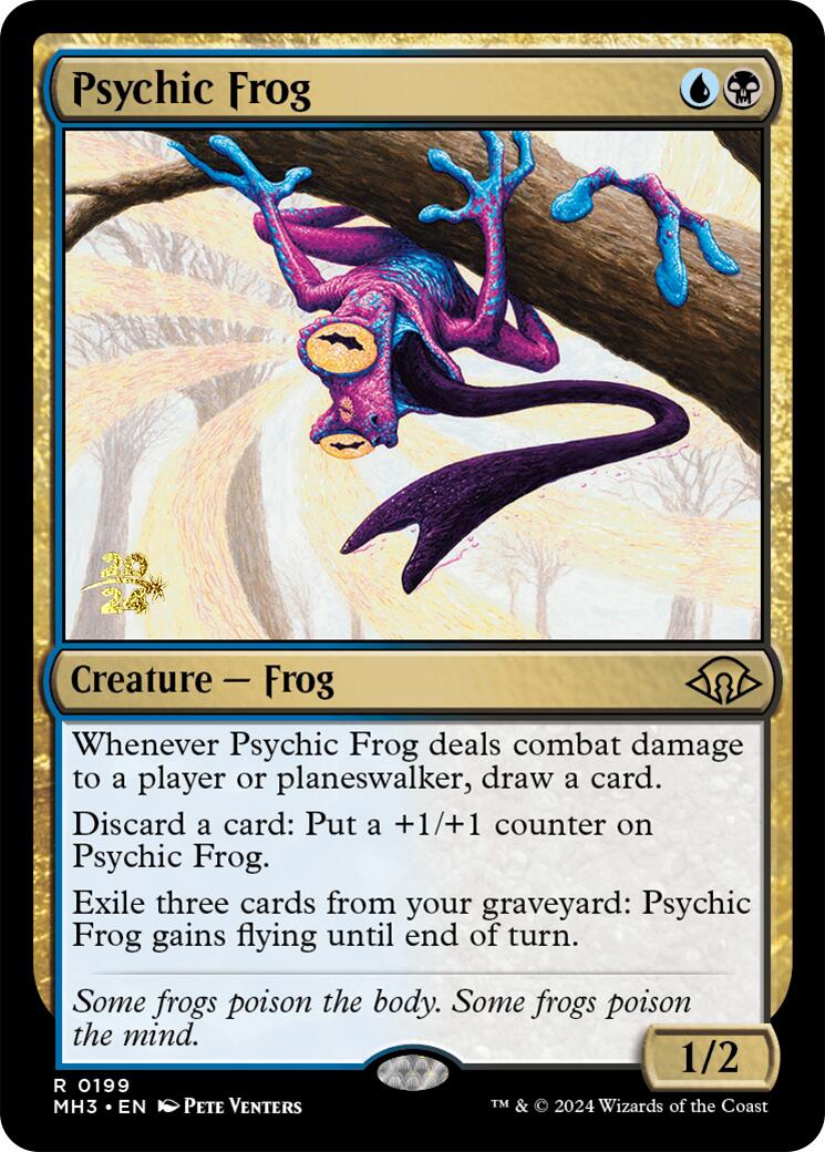 Psychic Frog [Modern Horizons 3 Prerelease Promos] | I Want That Stuff Brandon