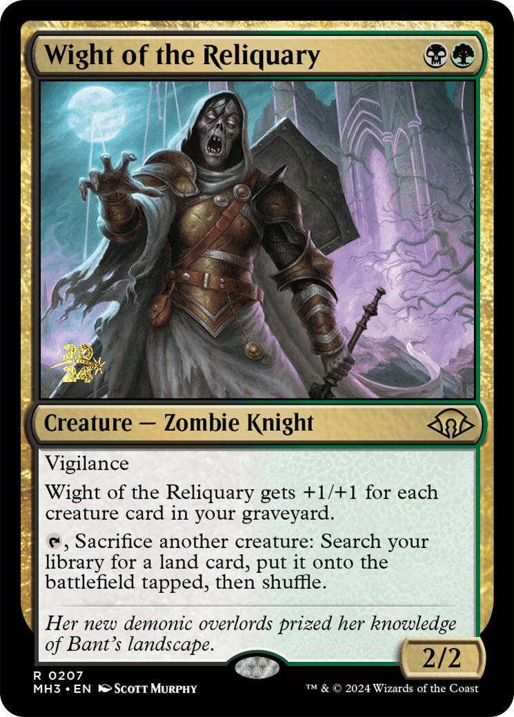 Wight of the Reliquary [Modern Horizons 3 Prerelease Promos] | I Want That Stuff Brandon