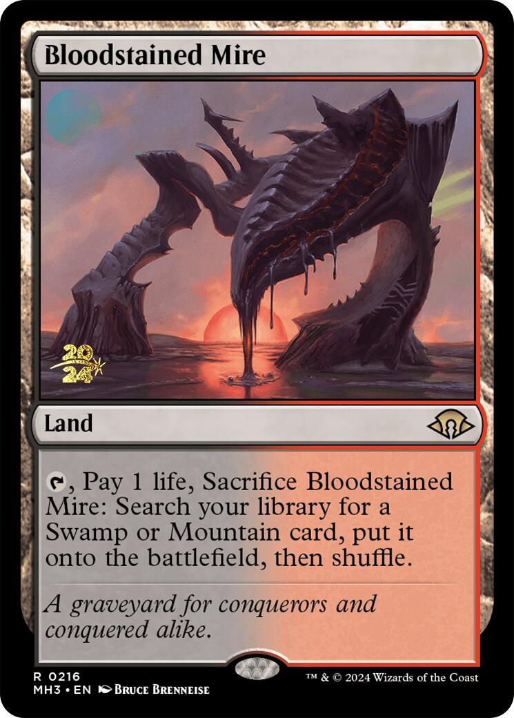 Bloodstained Mire [Modern Horizons 3 Prerelease Promos] | I Want That Stuff Brandon