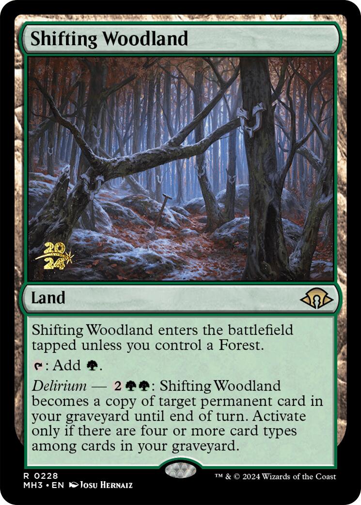 Shifting Woodland [Modern Horizons 3 Prerelease Promos] | I Want That Stuff Brandon