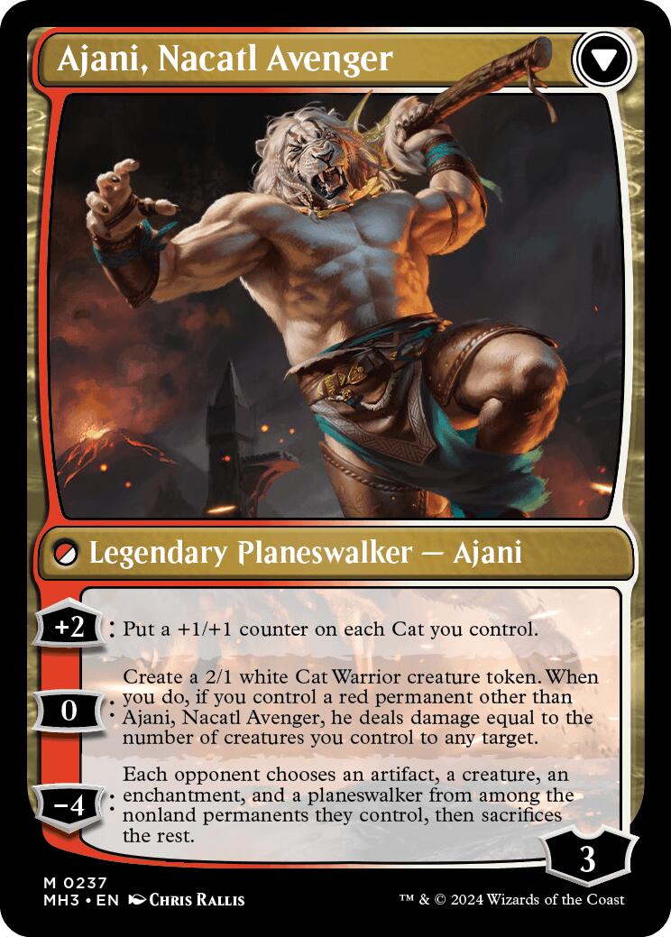 Ajani, Nacatl Pariah [Modern Horizons 3 Prerelease Promos] | I Want That Stuff Brandon