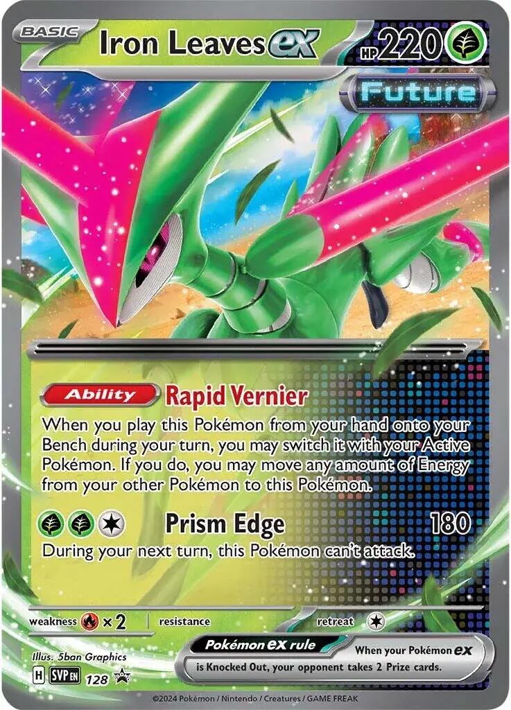 Iron Leaves ex (128) [Scarlet & Violet: Black Star Promos] | I Want That Stuff Brandon