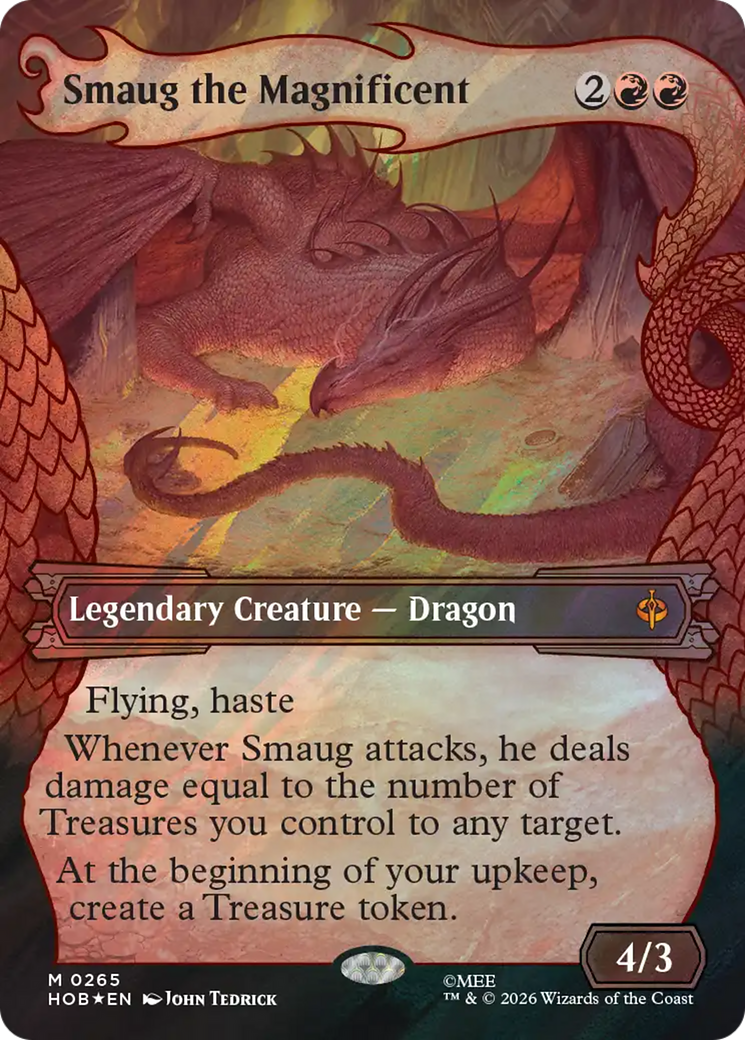 Smaug the Magnificent (Showcase) (Surge Foil) [The Hobbit] | I Want That Stuff Brandon