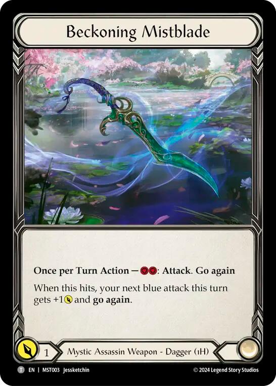 Cosmo, Scroll of Ancestral Tapestry // Beckoning Mistblade [MST130 // MST003] (Part the Mistveil) | I Want That Stuff Brandon