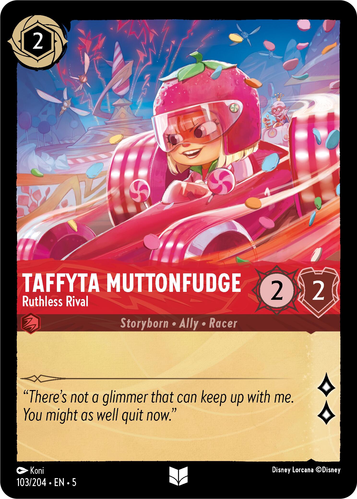 Taffyta Muttonfudge - Ruthless Rival (103/204) [Shimmering Skies] | I Want That Stuff Brandon