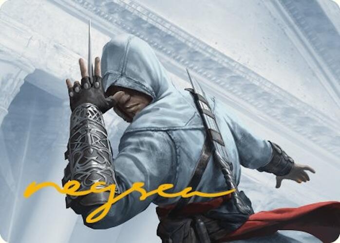 Altair Ibn-La'Ahad Art Card (Gold-Stamped Signature) [Assassin's Creed Art Series] | I Want That Stuff Brandon