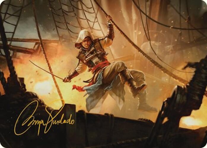 Edward Kenway Art Card (Gold-Stamped Signature) [Assassin's Creed Art Series] | I Want That Stuff Brandon