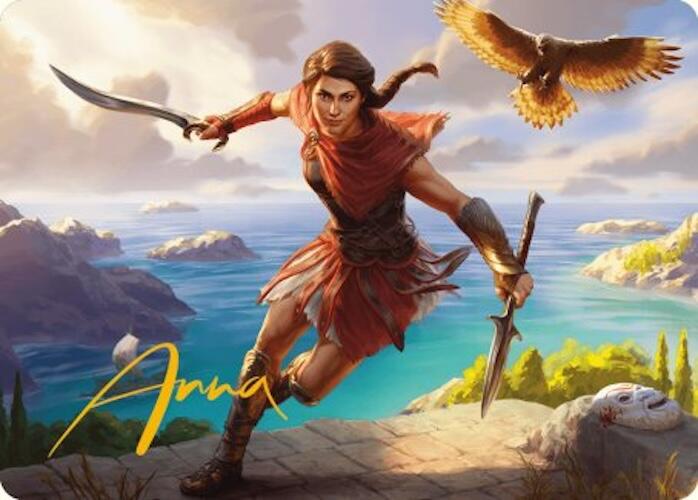 Kassandra, Eagle Bearer Art Card (Gold-Stamped Signature) [Assassin's Creed Art Series] | I Want That Stuff Brandon