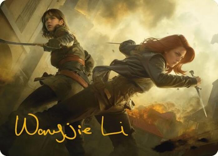 Mary Read and Anne Bonny Art Card (Gold-Stamped Signature) [Assassin's Creed Art Series] | I Want That Stuff Brandon