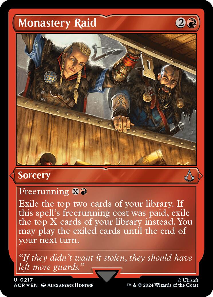 Monastery Raid (Foil Etched) [Assassin's Creed] | I Want That Stuff Brandon