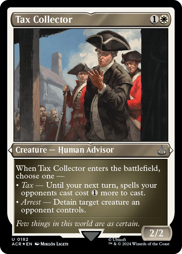 Tax Collector (Foil Etched) [Assassin's Creed] | I Want That Stuff Brandon