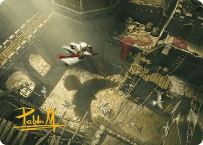 Rooftop Bypass Art Card (Gold-Stamped Signature) [Assassin's Creed Art Series] | I Want That Stuff Brandon