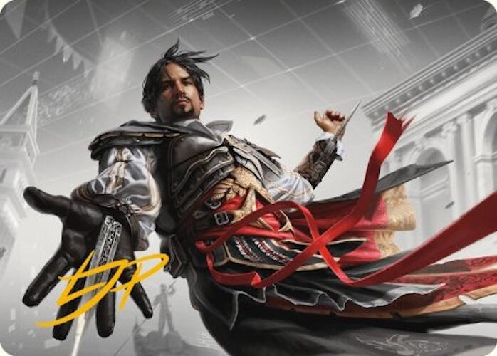 Ezio Auditore da Firenze Art Card (Gold-Stamped Signature) [Assassin's Creed Art Series] | I Want That Stuff Brandon