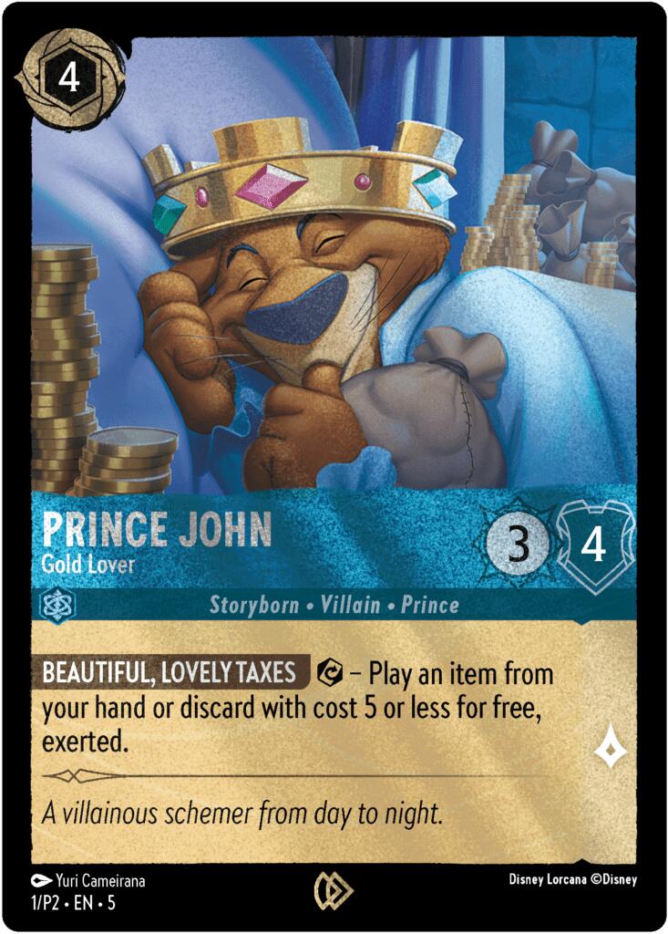 Prince John - Gold Lover (1) [Promo Cards] | I Want That Stuff Brandon