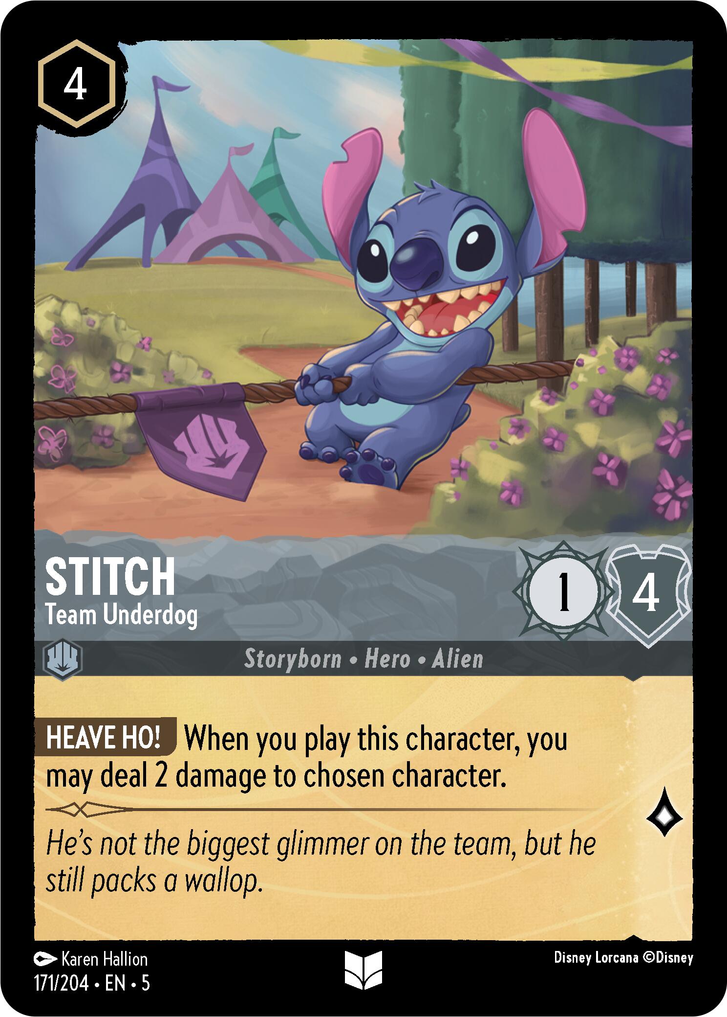 Stitch - Team Underdog (171/204) [Shimmering Skies] | I Want That Stuff Brandon