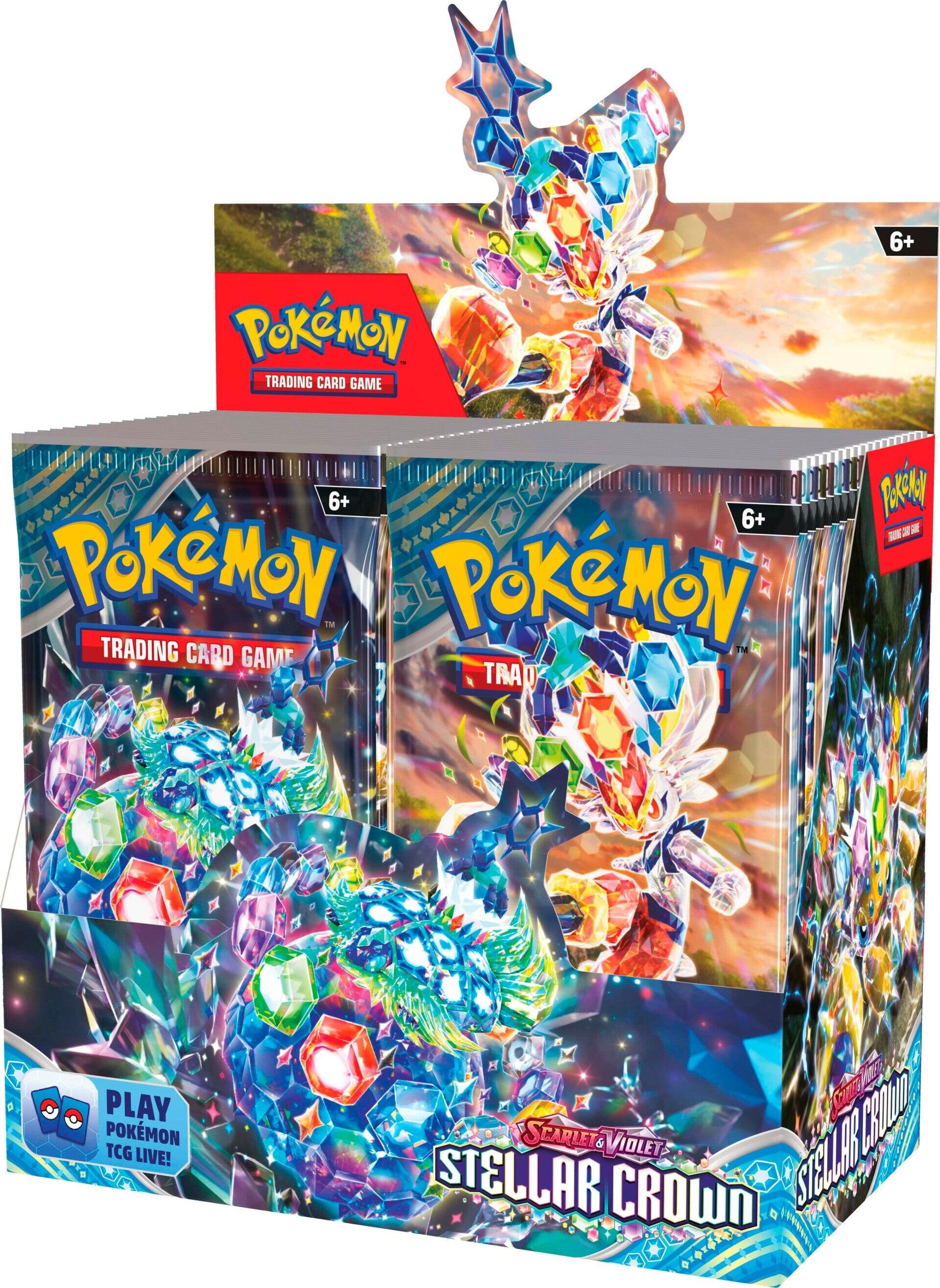 Scarlet & Violet: Stellar Crown - Booster Box | I Want That Stuff Brandon