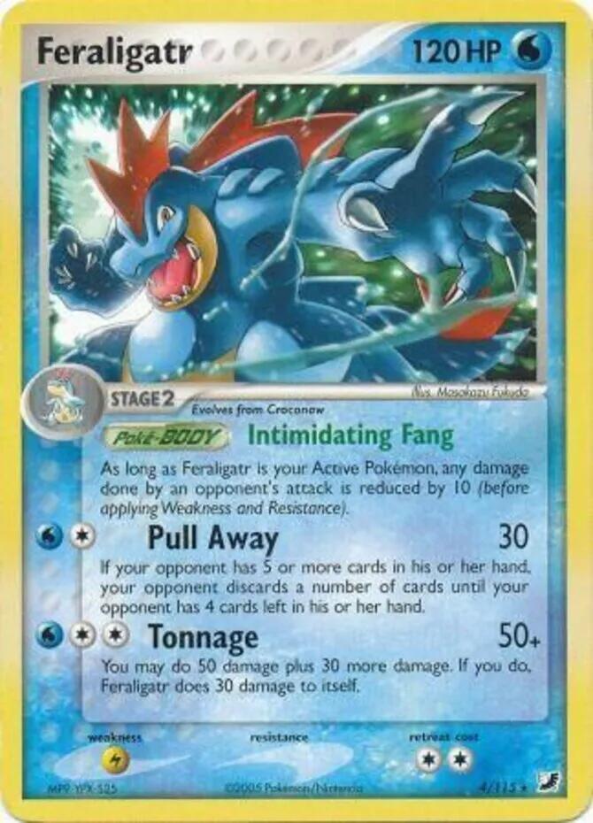 Feraligatr (4/115) (Theme Deck Exclusives) [EX: Unseen Forces] | I Want That Stuff Brandon