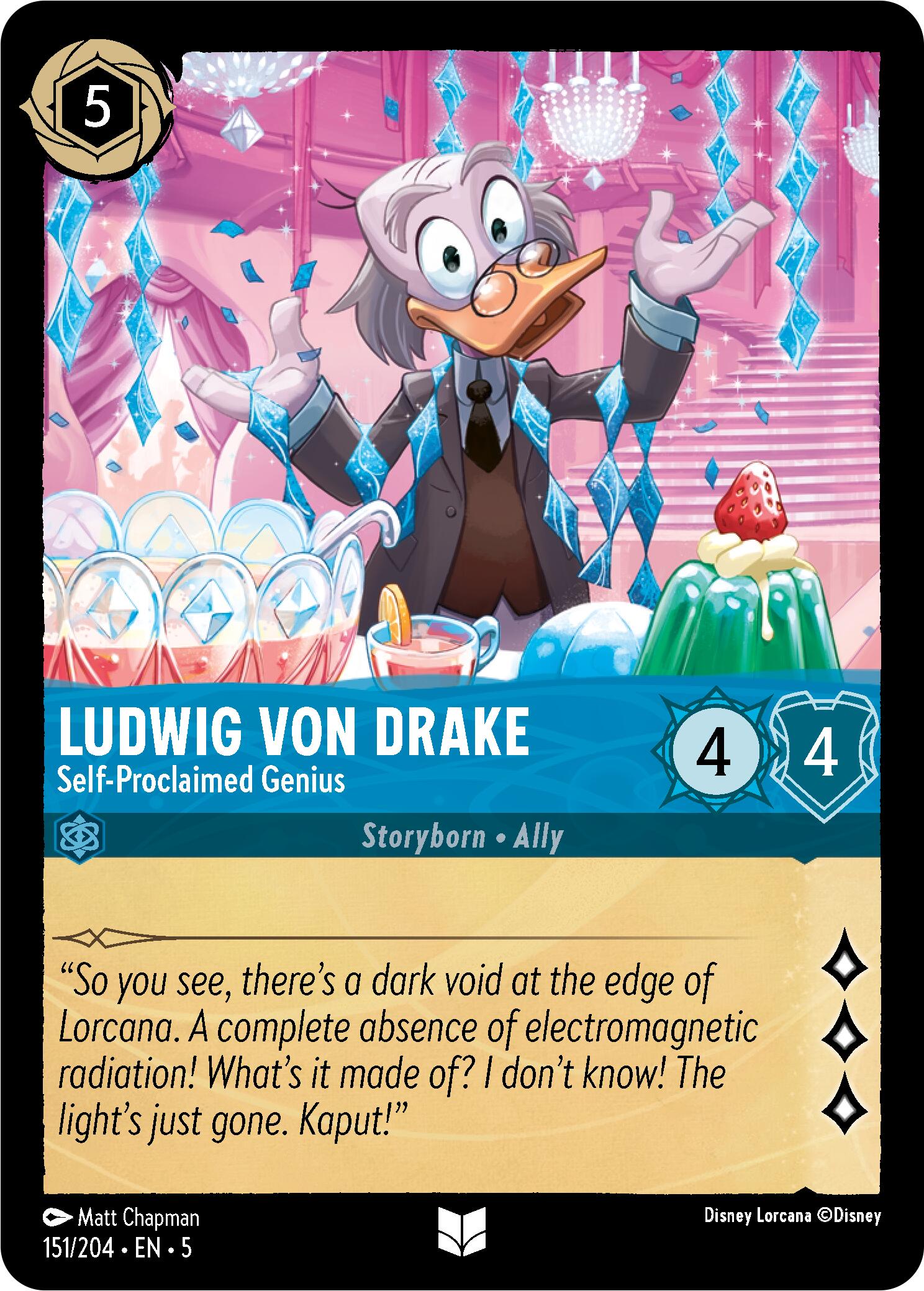 Ludwig Von Drake - Self-Proclaimed Genius (151/204) [Shimmering Skies] | I Want That Stuff Brandon