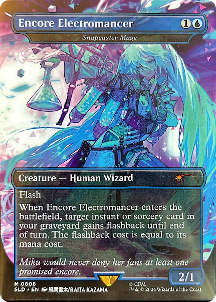 Encore Electromancer - Snapcaster Mage (Rainbow Foil) [Secret Lair Drop Series] | I Want That Stuff Brandon