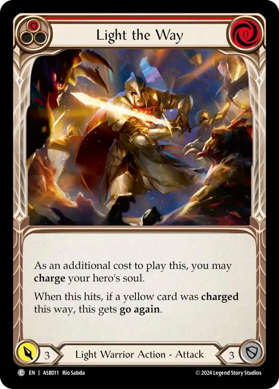 Light the Way (Red) [ASB011] (Armory Deck: Boltyn) | I Want That Stuff Brandon