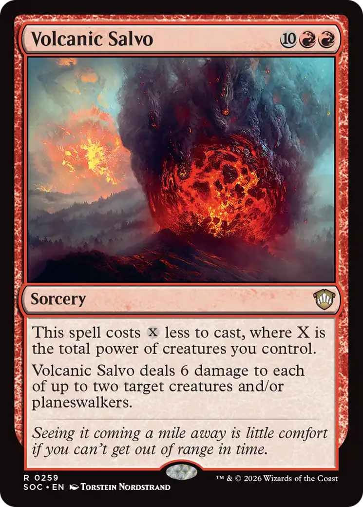 Volcanic Salvo [Secrets of Strixhaven Commander] | I Want That Stuff Brandon