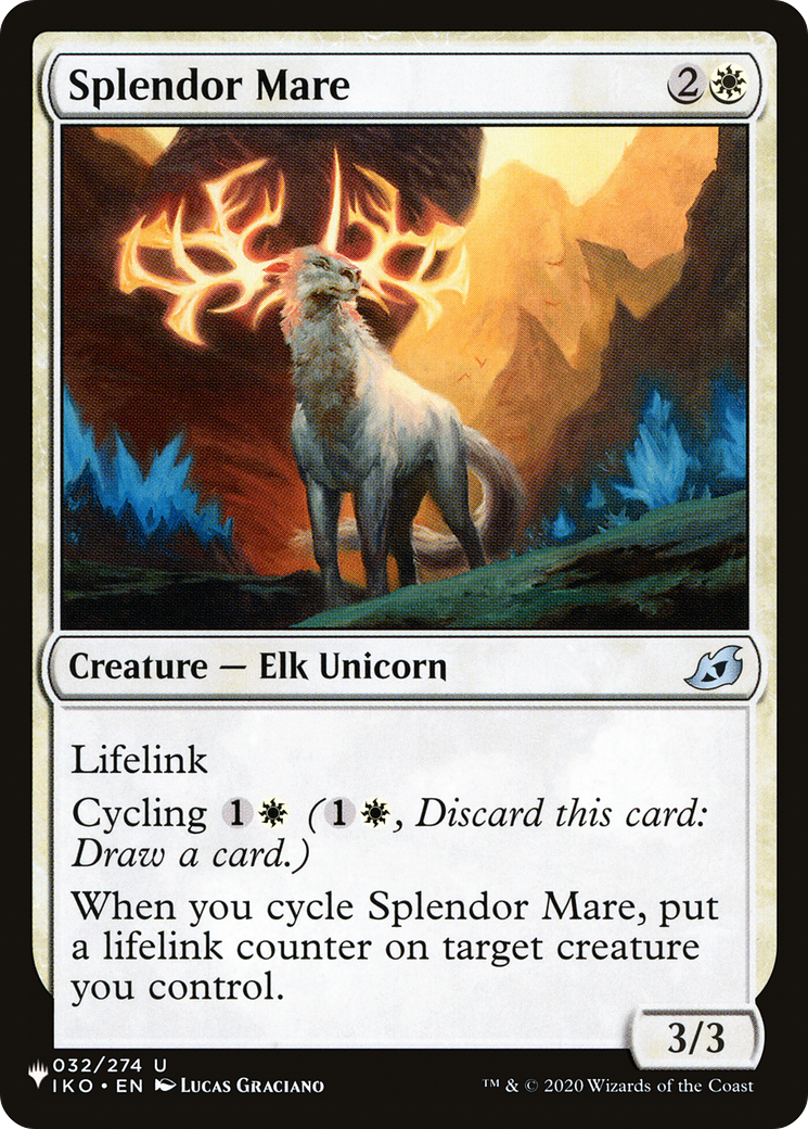 Splendor Mare [The List Reprints] | I Want That Stuff Brandon