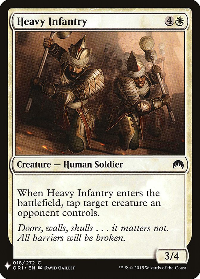Heavy Infantry [Mystery Booster] | I Want That Stuff Brandon