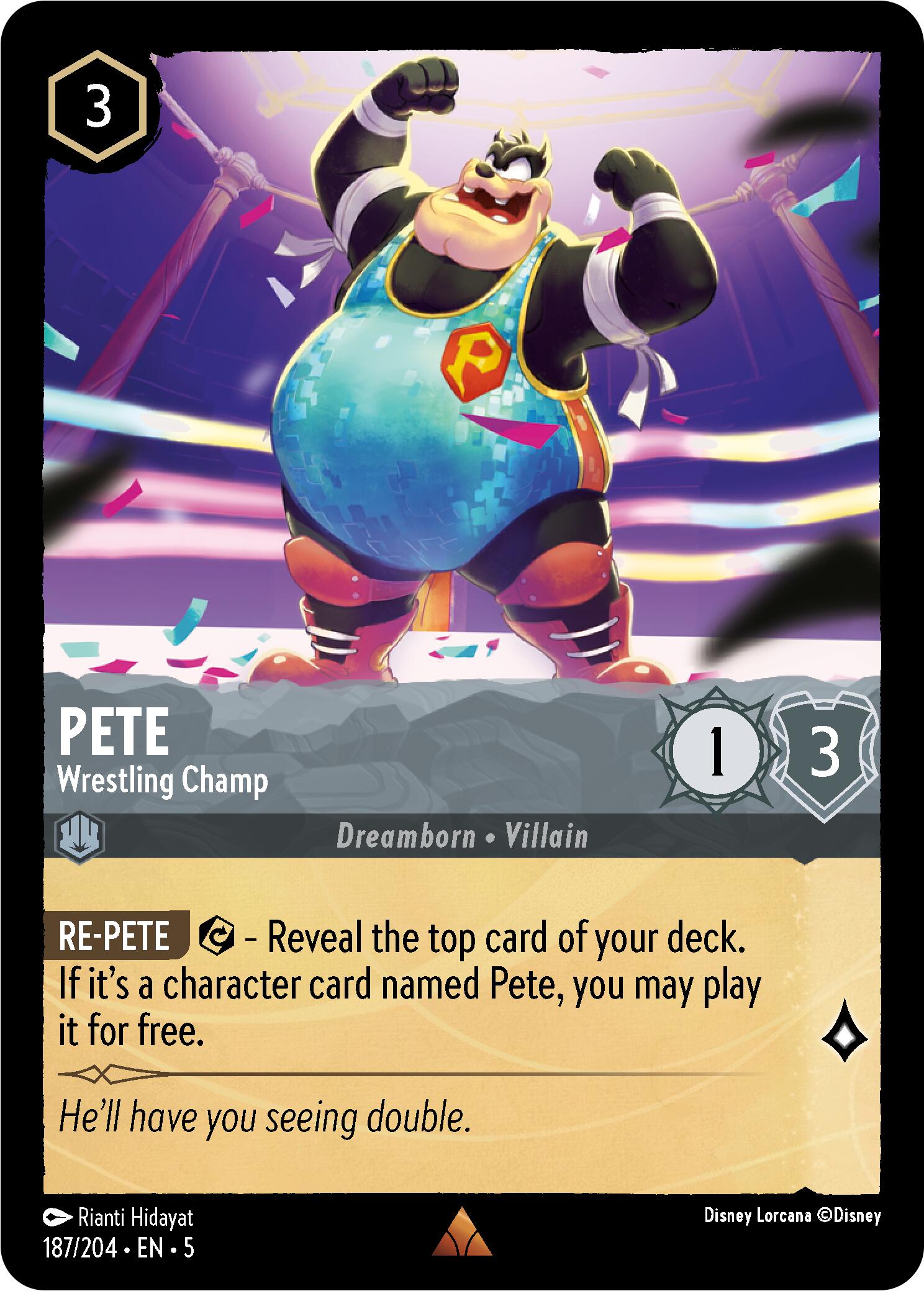 Pete - Wrestling Champ (187/204) [Shimmering Skies] | I Want That Stuff Brandon