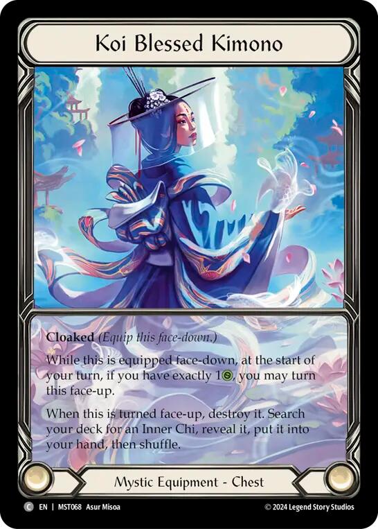 Koi Blessed Kimono (Extended Art) [MST068] (Part the Mistveil)  Cold Foil | I Want That Stuff Brandon