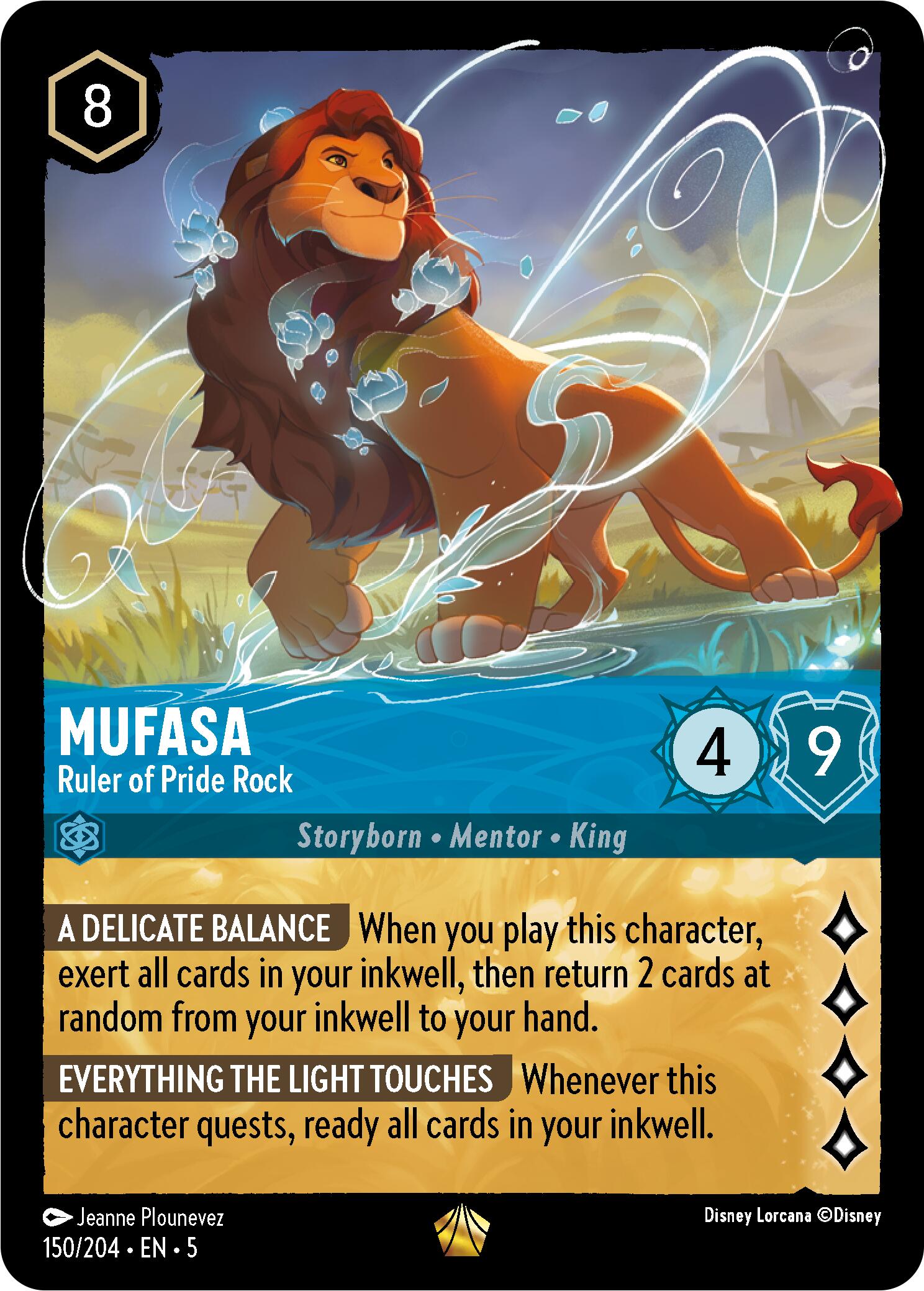 Mufasa - Ruler of Pride Rock (150/204) [Shimmering Skies] | I Want That Stuff Brandon