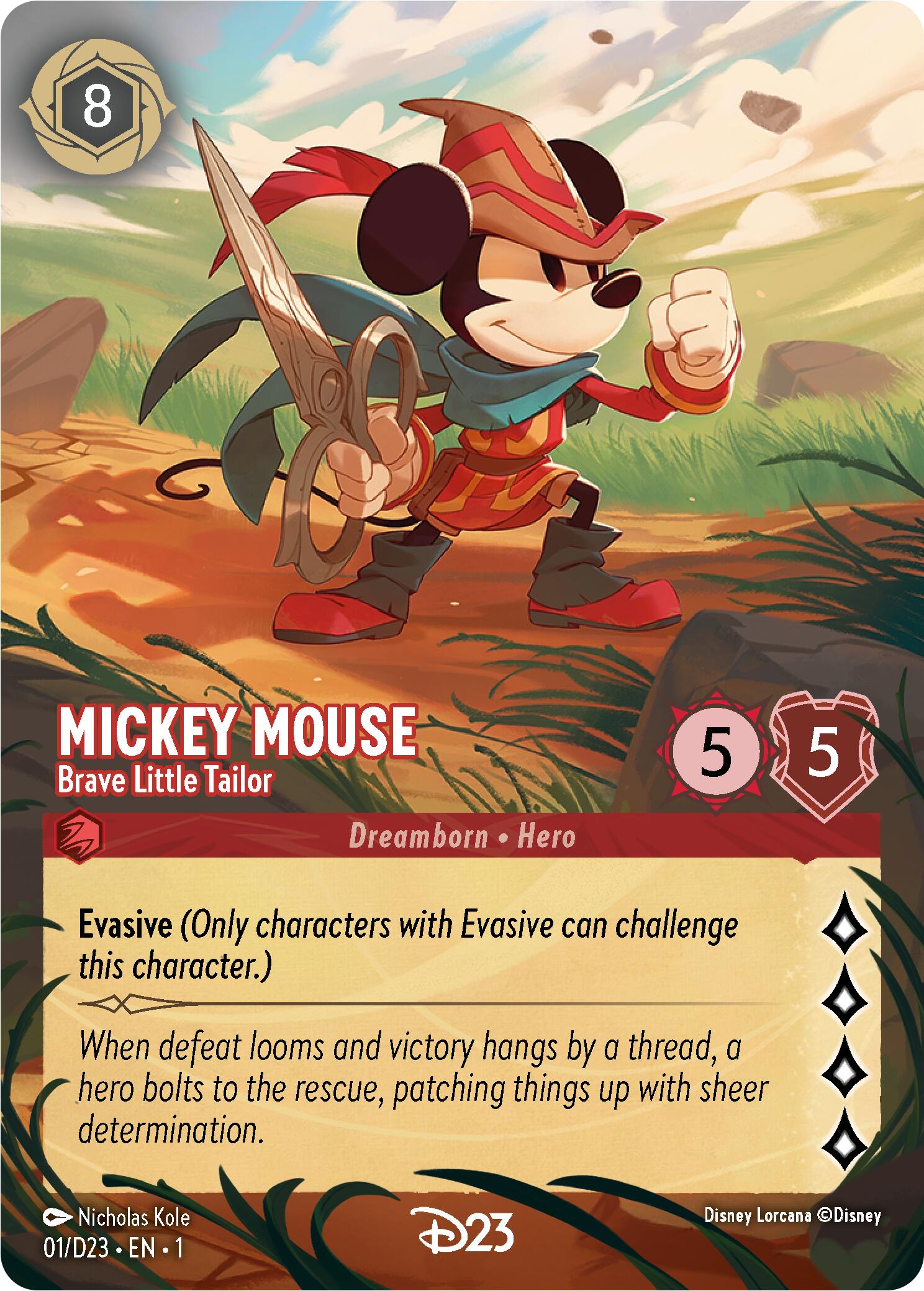 Mickey Mouse - Brave Little Tailor (Extended Art) (1) [D23 Promos] | I Want That Stuff Brandon